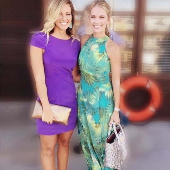 Tibi Red Silk Cap Sleeve Mini Dress - Picture 2 of 7